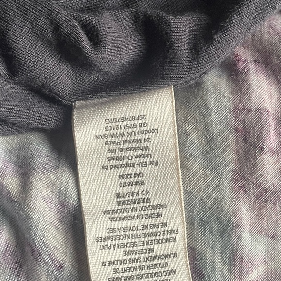 Free People Sashaying Slub Skirt in Slate Combo Size - Picture 7 of 11